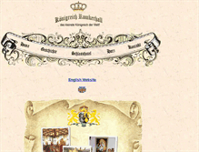 Tablet Screenshot of koenigreich-romkerhall.eu